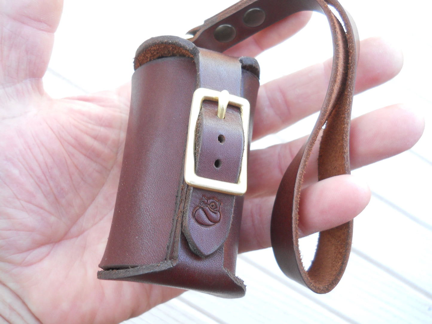 Personalized Leather Poop Bag Holder, Dog Poop Bag Dispenser, Handmade Leather Dog Bag, Custom Dog Accessories