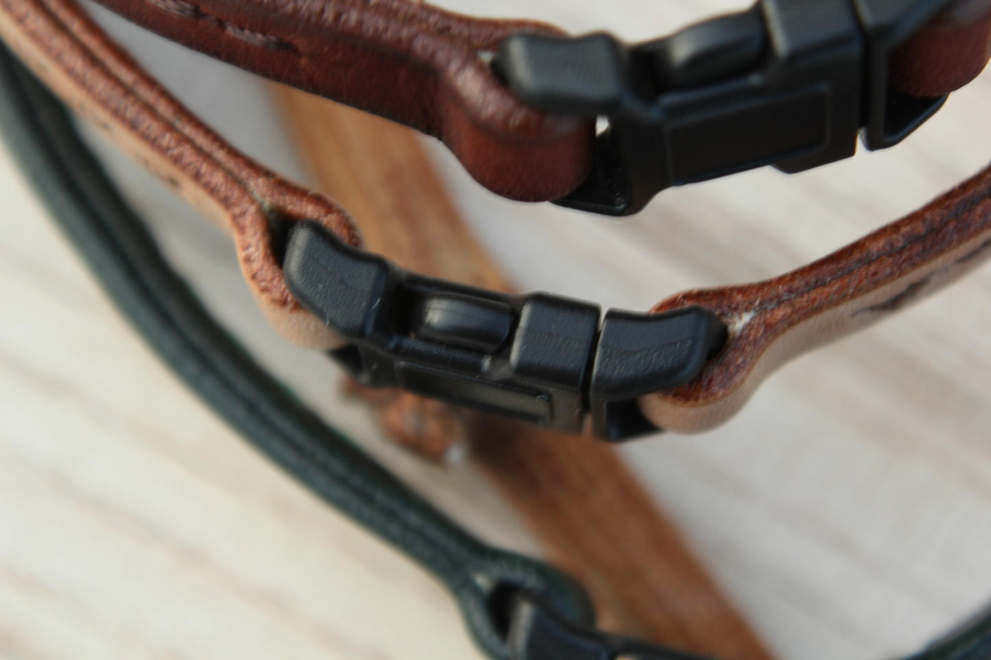 House Leather Dog Collar, Quick-Release Buckle, Personalized ID Tag