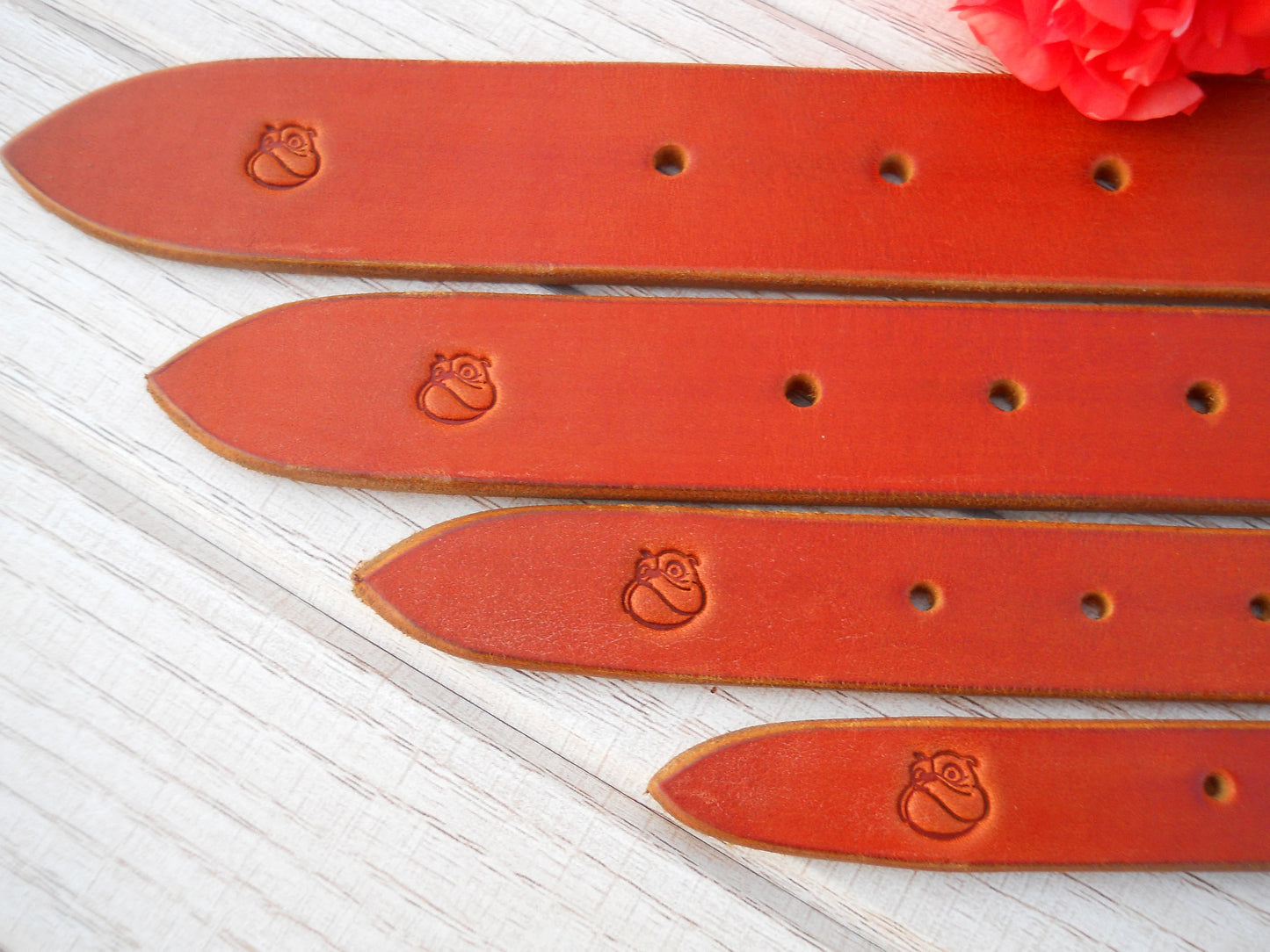 Custom Dog Collar with ID Tag, Pumpkin Collar