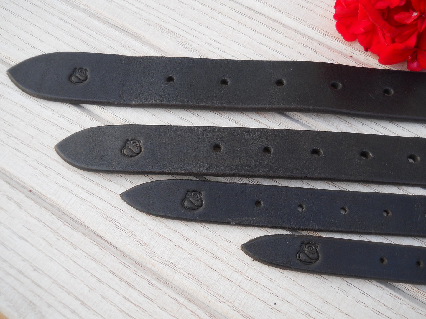 Personalized Leather Dog Collar with Engraved ID Tag