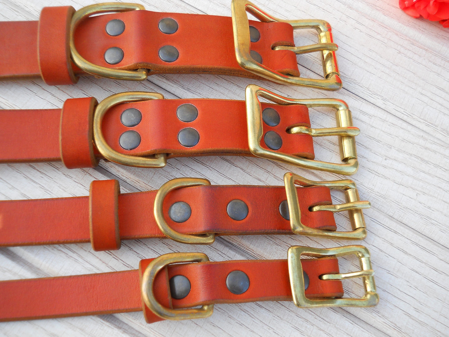 Custom Dog Collar with ID Tag, Pumpkin Collar
