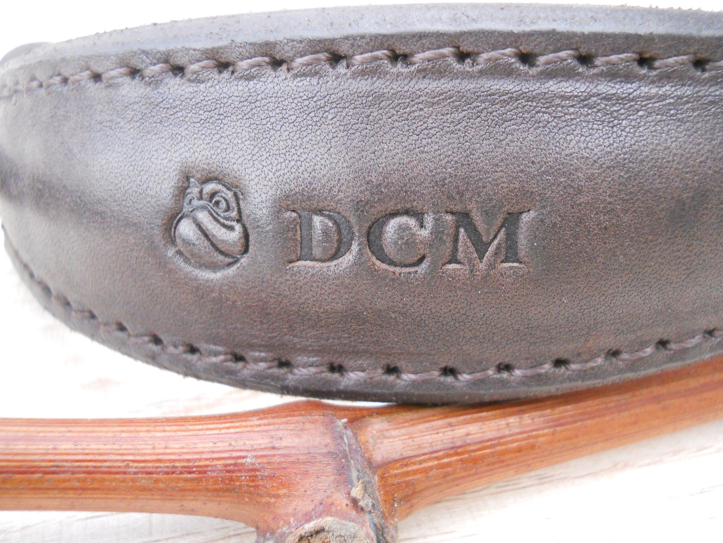 Leather Dog Show Collar, Exhibition Ring Collar, Elegant Collar for Dog Show