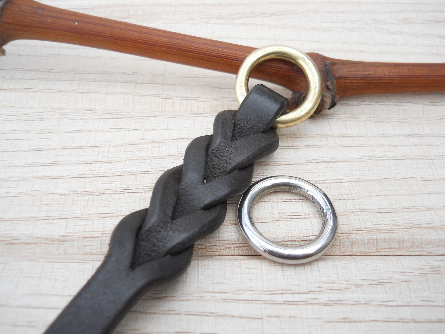 Leather Dog Show Collar, Exhibition Ring Collar, Elegant Collar for Dog Show