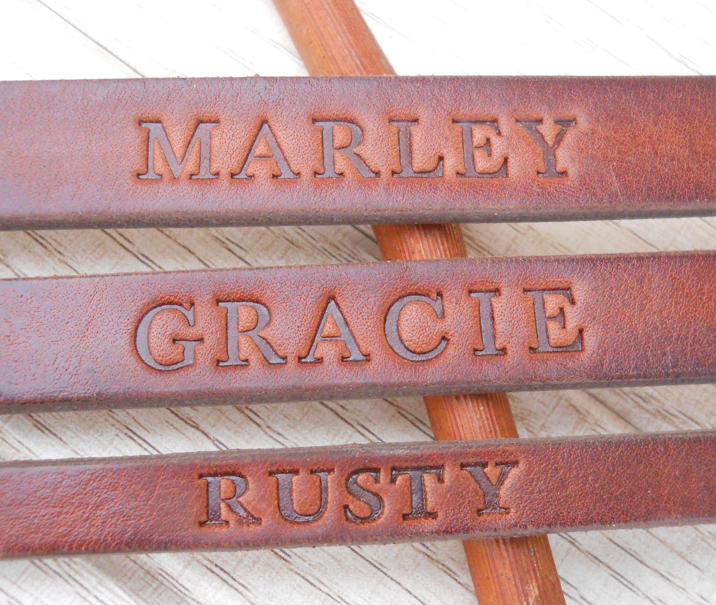Personalized Leather Dog Leash, Long and Strong for All Dogs