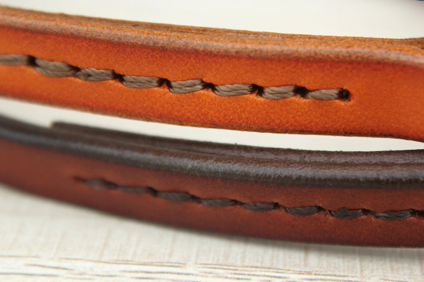 House Leather Dog Collar, Personalized ID Tag Collar