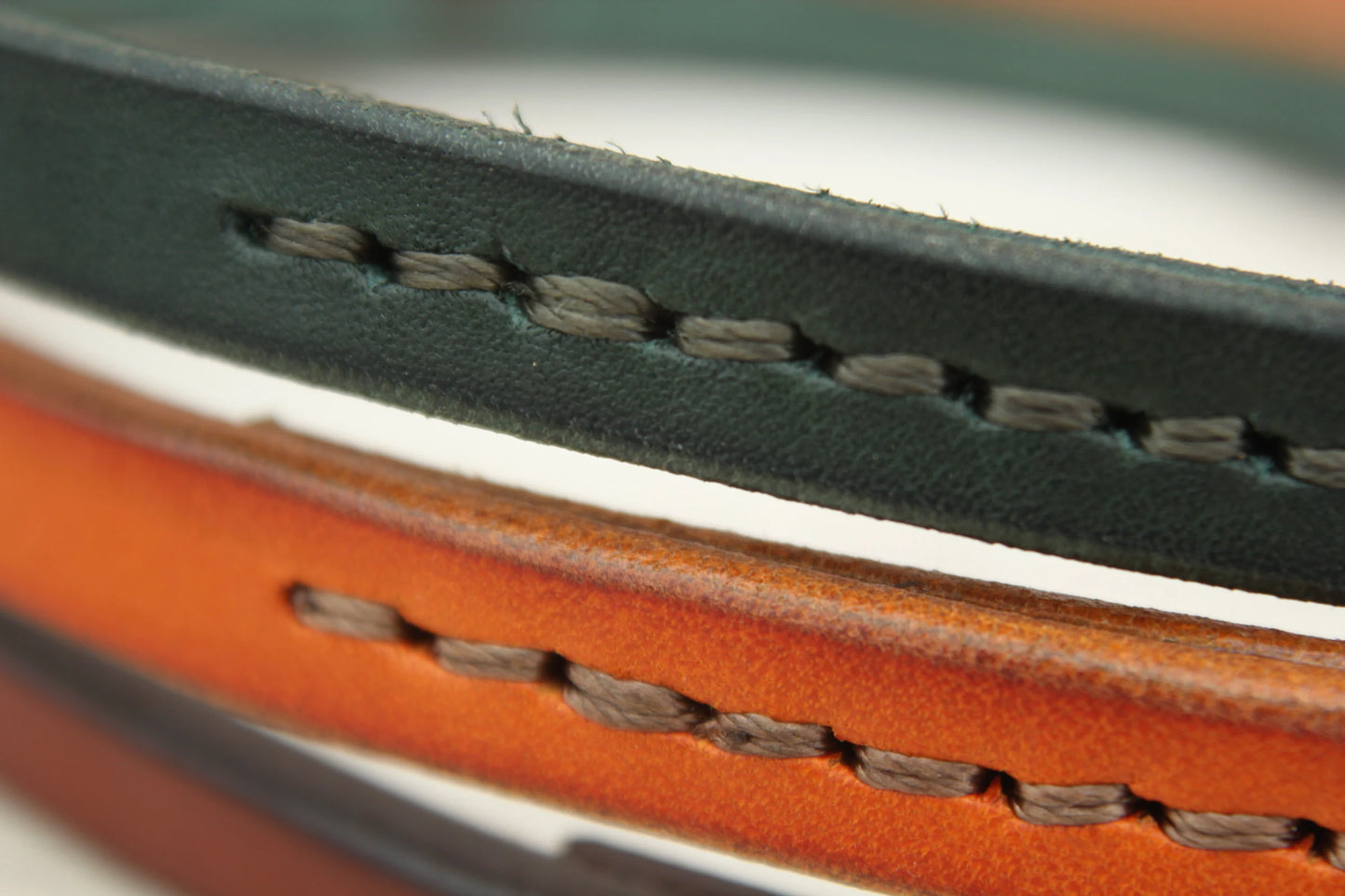 House Leather Dog Collar, Personalized ID Tag Collar