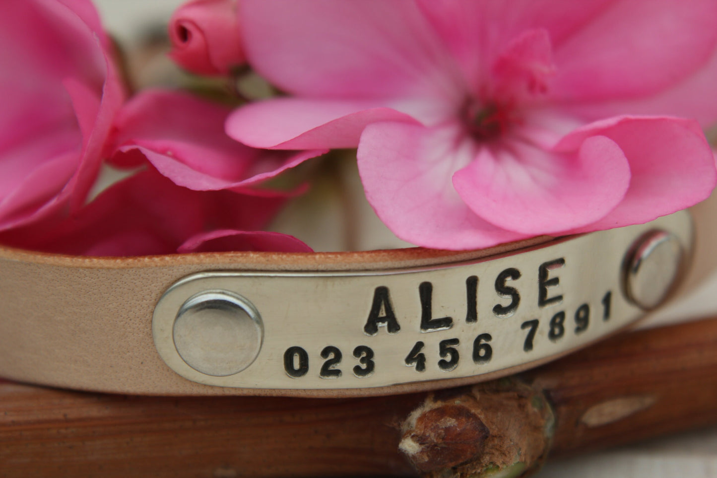 Soft Leather Cat Collar, Breakaway Cat Collar