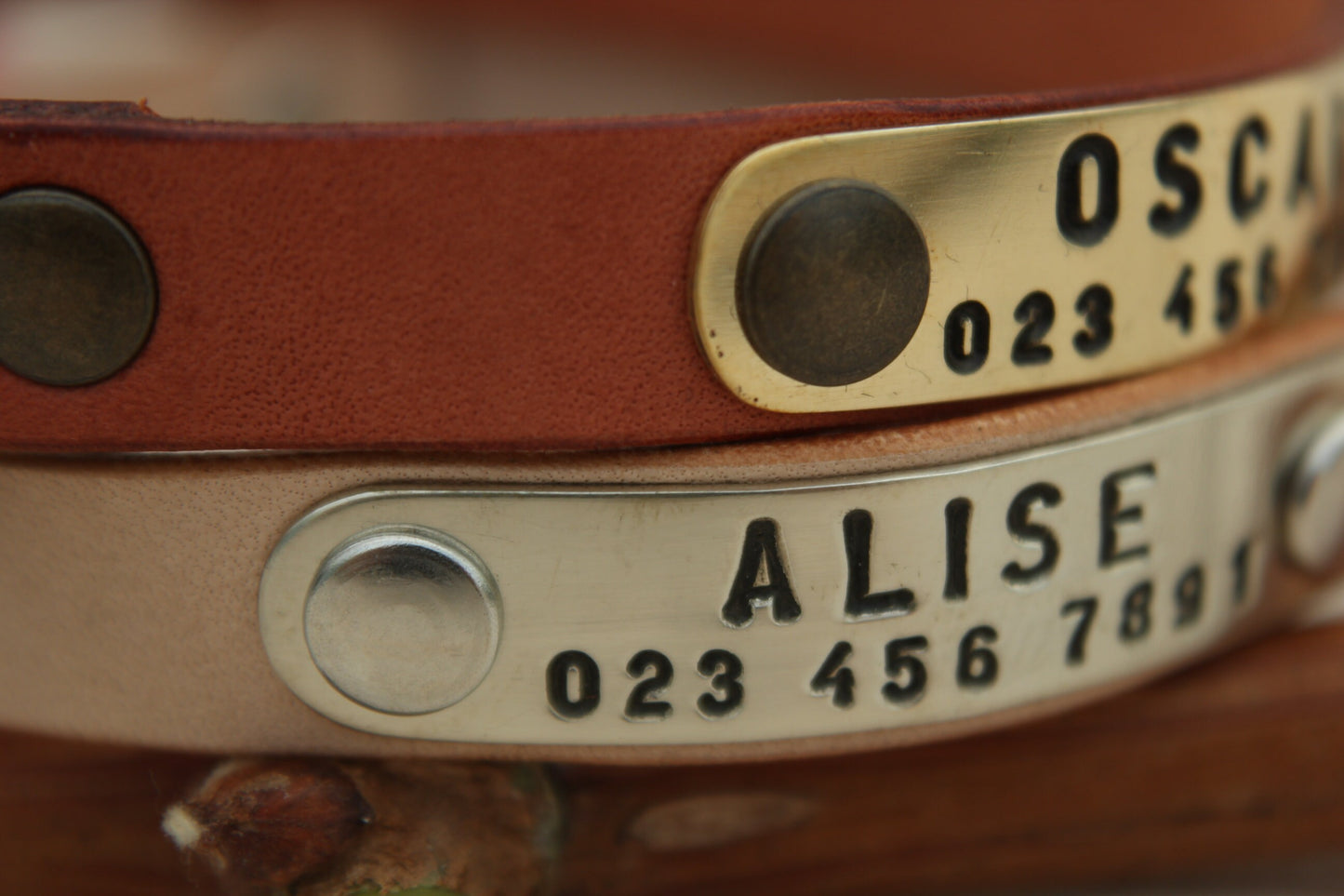 Soft Leather Cat Collar, Breakaway Cat Collar